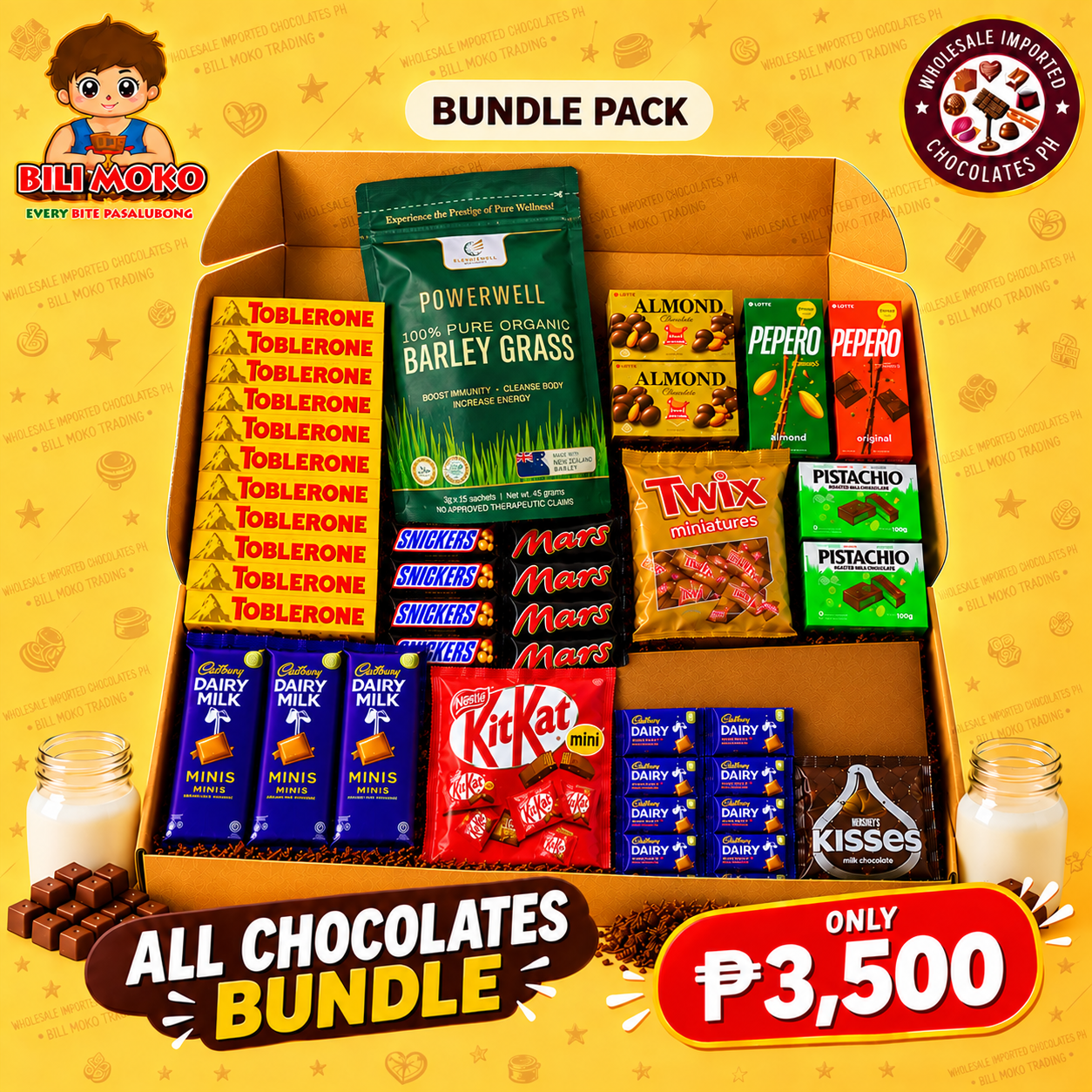 BILI MOKO ₱3,500 Imported Chocolate Bundle